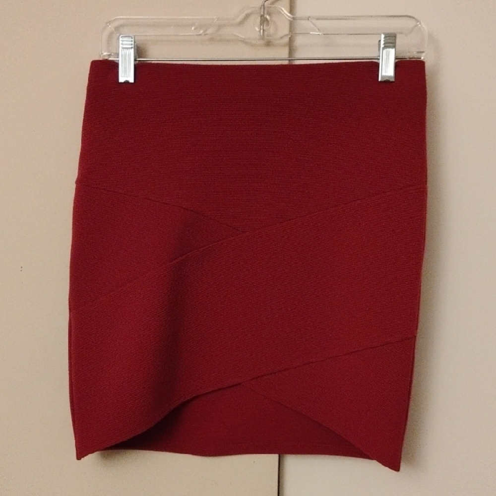 Forever 21 Bold Red Pencil Skirt